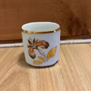 Vintage Royal Copenhagen Brown Iris Small Container / Cigarette Cup